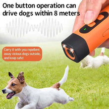 Load image into Gallery viewer, Anti Bark Device for Dogs with Torch LED Flashlight Ultrasonic Dog Repeller Barking Devices Stop Bad Behavior Dog Trainers Tool