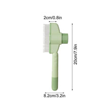 Load image into Gallery viewer, Dog Grooming Comb Cat /Dog Hair Remover Brush Long Hair Pet Self Cleaning Row Pet Removes Hairs Cleaning Bath Brush Dog Supplies