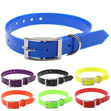 Load image into Gallery viewer, New Fashion Pet Dog Collar High Quality TPU + Nylon Waterproof Deodorant Resistant Dirt Easy Clean Collars 7 Colors Pet Supplies