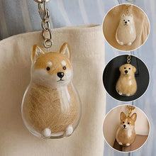 Load image into Gallery viewer, Clear Puppy Hair Memorial Pet's Dog Fur Container DIY Pendant Keychain Decor Pet Lovers Home Display Gifts