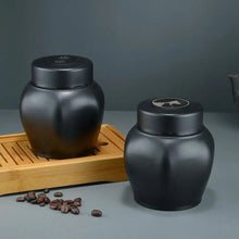 Load image into Gallery viewer, Stainless Steel Pet Memorial Ash Urn Black Sealed Jar Cat Funeral Keepsake Moisture-Proof Dog Cremation Urn Garden Burial