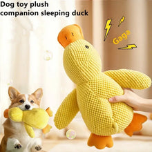 Load image into Gallery viewer, Dog~toy plush companion sleeping duck bite resistant teeth grinding sound relief duck sound toy