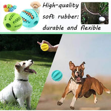 Load image into Gallery viewer, Dog Toy Ball Interactive Rubber Balls Puppy Chewing Toys Pet Tooth Cleaning Ball Cats Pets Food Treat Feeder Silicone Balls Toy