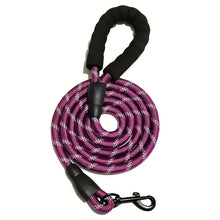 Load image into Gallery viewer, Reflective Dog Leash With Comfortable Padded Handle - Double Heavy Duty Traction Rope For Strong Dogs - Enhance Safety And Contr