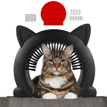 Load image into Gallery viewer, Pet Cat Dog Door Hole Access Direction Controllable Toy For Pet Training Dog Cats Kitten ABS Pet Gate Door Kit with Clean Brush