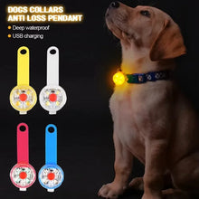 Load image into Gallery viewer, Dog collar, loss collar, weatherproof LED safety light, USB rechargeable LED light collar, dog, cat, pet