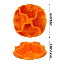 Load image into Gallery viewer, Dogs Slow Feeding Mat Slow Food Pad With Suction Cup Dog Crate Lick Pads Slow Feeder Lick Pad Crate Training Toy for Medium Dog