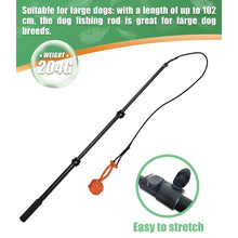 Load image into Gallery viewer, Extendable Flirt Pole Interactive Dog Toys for Small Large Dogs Chase Drag Chew Toys Outdoor Training Exercise Entertainment