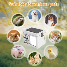 Load image into Gallery viewer, Wood Pet Memorial Urn DogCremation Urn with Photo Frame Key and Lock Personalized Pet Keepsake Memory Box for Dog or Cat Ashes