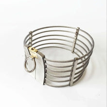 Load image into Gallery viewer, Stainless Steel Collar Lockable Dog Slave Neck Collar Metal Choker Headgear Restraint BDSM Cosplay Adult Toys Sex Toy for Man