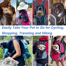 Load image into Gallery viewer, Dog Carrier Bag Pet Dog Transport Backpack For Small Dogs Travel Breathable Dog Carrier Puppy Carrier Pets Carrying Supplies