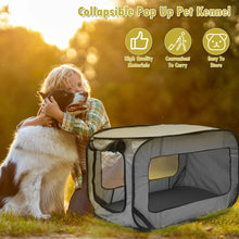 Load image into Gallery viewer, Dog Carriers Travel Crate Large Foldable Pop Open Kennel Portable Outdoor Cat Bag Animal Pet Bed Tent Crates Cage House