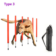 Load image into Gallery viewer, Dog Agility Equipment Portable Pet Training Equipments Dogs Jumping Training Tool Outdoor Dogs Running Stake Sports Stakes Pole