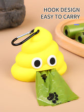 Load image into Gallery viewer, 1PC Creative Pet Supplies Dog Potty Pickup Cartoon Poop-shaped Portable Garbage Shell Compact For Cats And Dogs