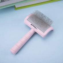 Load image into Gallery viewer, Long Pin Dog Slicker Brush Pet Brush for Long Haired Dogs Poodles Doodles Golden Doodle Brush for Grooming Removes Loose Fur