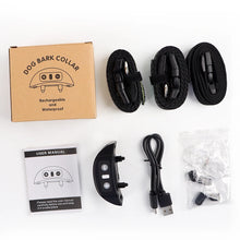 Load image into Gallery viewer, Dog Training Collar Anti-barking Collar Automatic Anti Bark Dog Collar USB Rechargeable Dog Trainer Electric Shock Beep