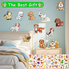 Load image into Gallery viewer, 284 dog themed animal woodworking kits, 24 unpainted wooden dogs, wooden crafts, DIY crafts, and decorations for birthday partie