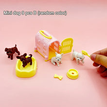 Load image into Gallery viewer, Dollhouse Item Kawaii Mini Dog Doll Accessories Puppy Cat Set Plastic Mini Items Toys for Children 3+ Funny Educational Toy