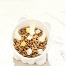 Load image into Gallery viewer, Cat Bowl Pet Accessories Ceramic Diagonal High Feet Cute Protection Cervical Spine Dog Bowl Drink Water Bowl Pet Supplies