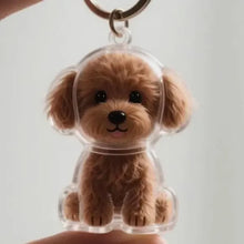 Load image into Gallery viewer, Dogs Hair Storage Pendant Cute Keychain Bag Pendant Couple Car Key Chains Jewelry Souvenir Collection Gift Decor Dog Accessories