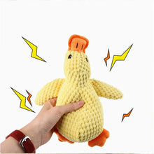 Load image into Gallery viewer, Dog~toy plush companion sleeping duck bite resistant teeth grinding sound relief duck sound toy