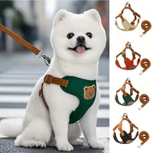 Load image into Gallery viewer, Pet Dog Harness Leash Set Small Medium Dog Cat Vest Breathable Puppy Chest Strap French Bulldog Chihuahua Harness Pet Supplies