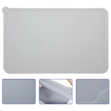 Load image into Gallery viewer, Pet Supplies Silicone Dog Bowl Mat with High Lips Non-Stick Waterproof Food Feeding Pad Puppy Feeder Tray Water Cushion Placemat