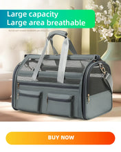Load image into Gallery viewer, Dog Carrier Bag Breathable Cat Bags Portable Mesh Carrier Bags for Small Dogs Foldable Cats Handbag Travel Pet Bag Transport Bag
