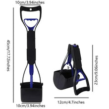 Load image into Gallery viewer, Dog Poop Grabber Pooper Scooper Long Handle Large Folding Design Fecal Shovel Picker Fecal Collector Cleaning Tool Pet Suppl Dog