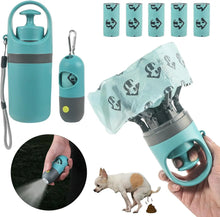 Load image into Gallery viewer, Dog Poop Scooper Set Claw Waste Picker with Leash Clip Poop Bag Dispenser LED Light Portable Hygienic Cleanup Tool for Pet Dogs