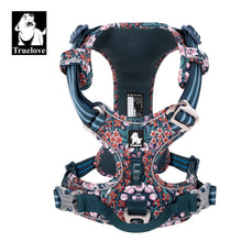 Load image into Gallery viewer, Truelove Pet Dog Harness Floral No Pull Cotton Fabric Breathable and Reflective Soft for Big Medium Small Adjustable VestTLH5655