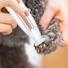 Load image into Gallery viewer, Portable Dog Paw Trimmer with Led Light Rechargeable Cordless Nail Grinder Shaver for Cats dogs Other Pets Nail Grooming Tools