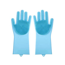 Load image into Gallery viewer, Pet Grooming Bathing Gloves Dog Cat Bathing Shampoo Massaging Cleaning Cleanner Sponge Silicon Hair Removal Glove