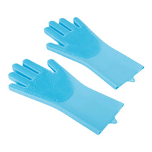 Load image into Gallery viewer, Pet Grooming Bathing Gloves Dog Cat Bathing Shampoo Scrubber Magic Massaging Cleaning Cleanner Sponge Silicon Hair Removal Glove