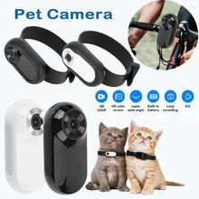 Load image into Gallery viewer, Pet recorder thumb pet camera high definition cat and dog viewing angle camera collar pet camera dog accessories