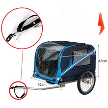 Load image into Gallery viewer, Outdoor Dog Carriers Small Trailer Portable Folding Storage Small Medium Dogs Travel Bicycle Trailer Dog Supplies Pet Products