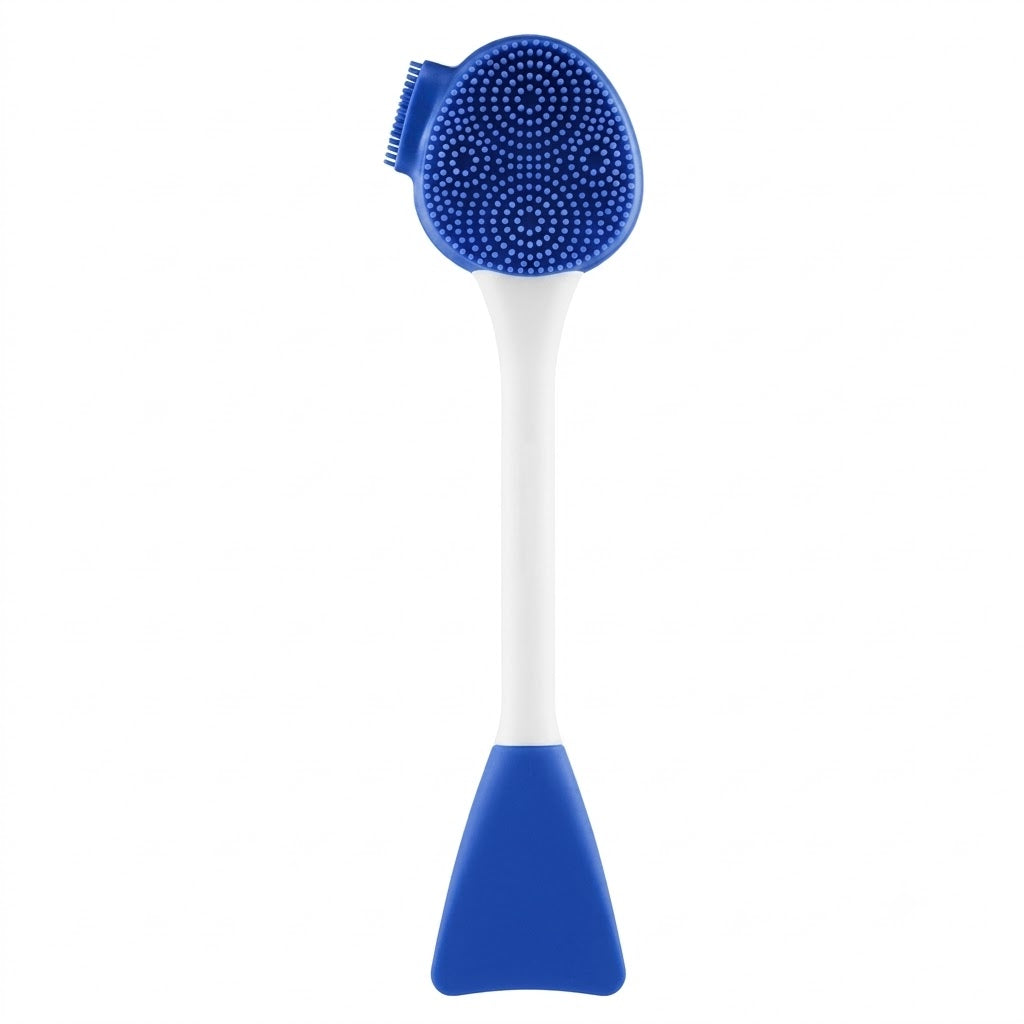 Multi Pore Brush & Face Mask Applicator | 4-in-1 Silicone Jelly Brush for Deep Pore Cleansing, Face Mask Application & Gentle Face Massage | Kbeauty Skincare Tool | 1 Piece