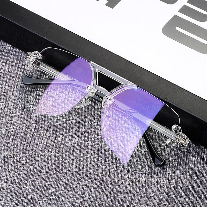 REEXUNKY Anti Blue Light Filter UV Glasses That Protect Your Eyes From Computer Screens (LEOPARD)