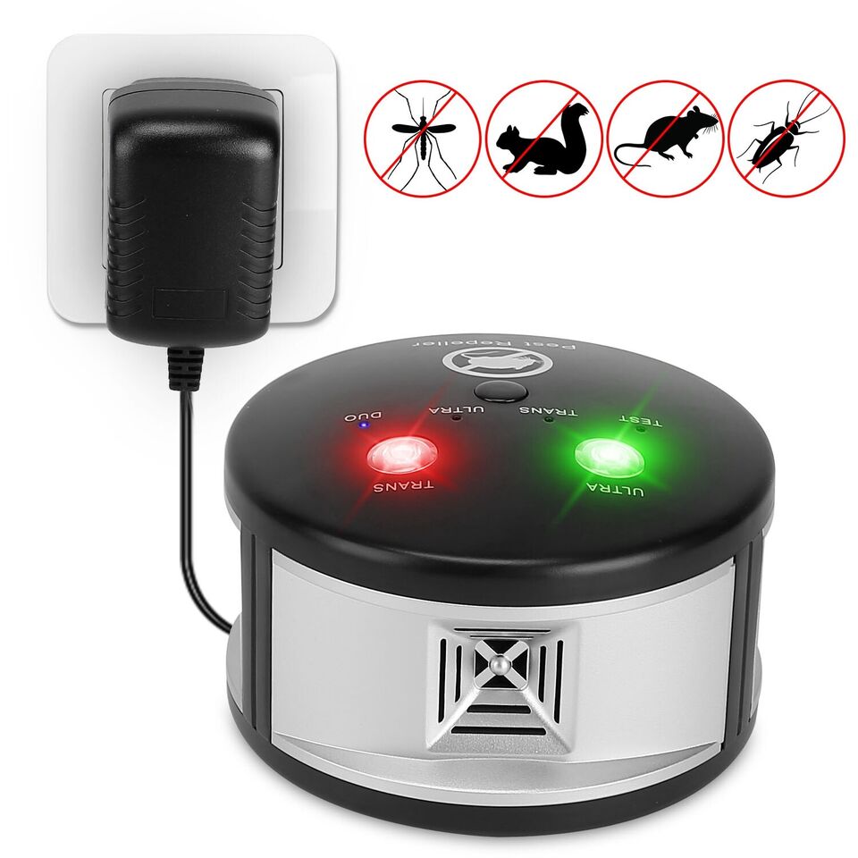4-in-1 Ultrasonic Rodent Repellent Pest Repeller Mouse Blocker Rat Deterrent