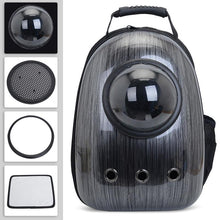 Load image into Gallery viewer, Breathable Astronaut Cat Carrying Backpack Floppy Fishie Toy