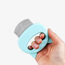 Load image into Gallery viewer, Pet Massager Deshedding Shell Comb Floppy Fishie Toy