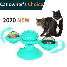 Load image into Gallery viewer, Wind Mill Cat Interactive Toy Floppy Fishie Toy