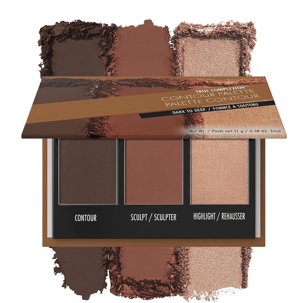 True Complexion Contour Palette, Dark To Deep