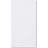Hoffmaster 856499 Linen-Like Disposable Guest Towel, 1/6 Fold, Unfolded size 12" Width x 17" Length, Folded size 4.5" X 8.5" , White (5 Packs of 100)
