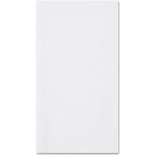 Hoffmaster 856499 Linen-Like Disposable Guest Towel, 1/6 Fold, Unfolded size 12" Width x 17" Length, Folded size 4.5" X 8.5" , White (5 Packs of 100)