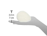 Buf-Puf Regular Facial Sponge, Dermatologist Developed, Removes Deep Down Dirt & Makeup that Causes Breakouts and Blackheads, Reusable, Exfoliating, White, 1 Count