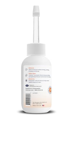 Vetericyn Triple-Action Ear Treatment for Dogs & Cats - 1% Hydrocortisone Ear Drops for Dog Ear Infection Relief - Fast Itch Relief & Healing with Otizyme Blend. 1.5 Ounce