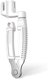 D'Addario Accessories Pro-Winder - The Original Guitar String Winder, Guitar String Cutter, Guitar Bridge Pin Puller - All in One Guitar Tool for Restringing - White