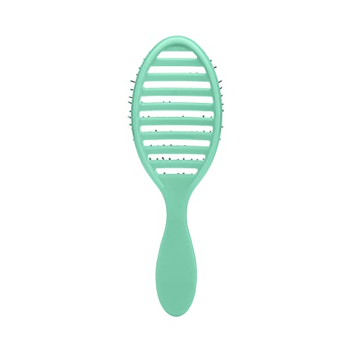 Wet Brush Speed Dry Hair Brush, Amazon Exclusive Aqua - Vented Design & Soft HeatFlex Bristles Are Blow Dry Safe - Ergonomic Handle Manages Tangle & Uncontrollable Hair - Pain-Free Hair Accessories