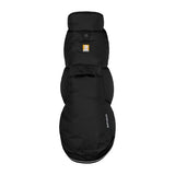 Ruffwear, Quinzee Dog Winter Jacket, Insulated Packable Puffer Vest with Leash Portal, Reflective Trim & Weather‑Resistant Shell, Adjustable Fit Coat, Harness Compatible, Obsidian Black, Small